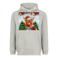 Moon Dust christmas cow Heavyweight Hoodie - MaliasSmallBusiness