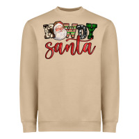 Mushroom howdy santa Heavyweight Sweatshirt - FaDigitalArtStudio