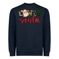 Navy howdy santa Heavyweight Sweatshirt - FaDigitalArtStudio