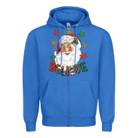 True Royal Believe Christmas Zipper Hoodie - NancyCooperArtShop
