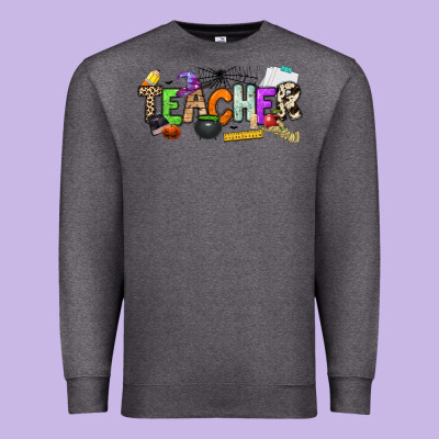Halloween Teacher Premium Sweatshirt Designed By Nancycooperartshop