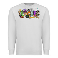Dove Grey halloween teacher Premium Sweatshirt - NancyCooperArtShop