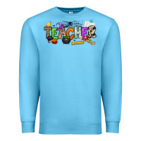 Ocean Blue halloween teacher Premium Sweatshirt - NancyCooperArtShop