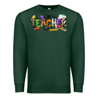 Sports Green halloween teacher Premium Sweatshirt - NancyCooperArtShop