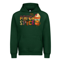 Forest Green my blood type is pumpkin spice Urban Hoodie - NancyCooperArtShop