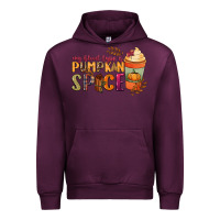 Mauve Wine my blood type is pumpkin spice Urban Hoodie - NancyCooperArtShop