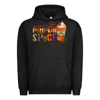 Pigment Black my blood type is pumpkin spice Urban Hoodie - NancyCooperArtShop