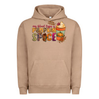 Pigment Burro my blood type is pumpkin spice Urban Hoodie - NancyCooperArtShop