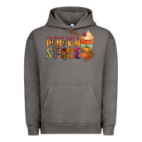 Pigment Tornado my blood type is pumpkin spice Urban Hoodie - NancyCooperArtShop