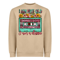 Mushroom i am not old i am a classic sunflower floral casse Heavyweight Sweatshirt - FaDigitalArtStudio