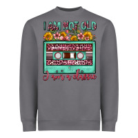 Storm i am not old i am a classic sunflower floral casse Heavyweight Sweatshirt - FaDigitalArtStudio
