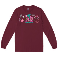 Burgundy medical assistant elements Long Sleeve Tee - AdoDesignShop