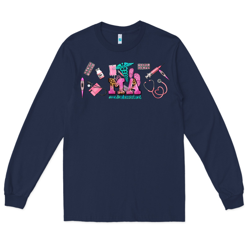Medical Assistant Elements Long Sleeve Tee by AdoDesignShop | Teevron