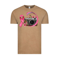 Vintage Coffee floral cancer ribbon vintage camera Vintage Tee - FaDigitalArtStudio