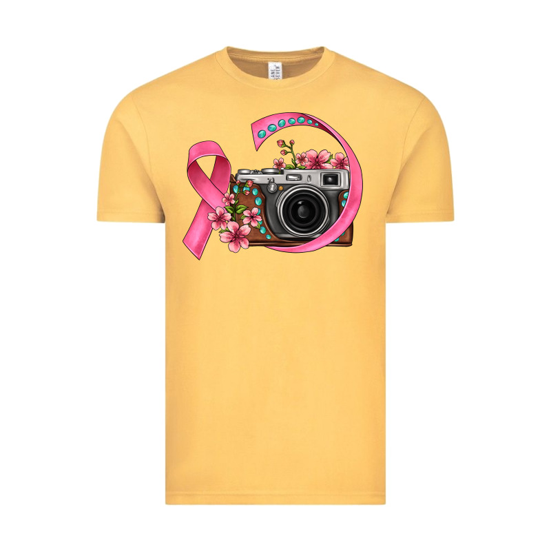 Floral Cancer Ribbon Vintage Camera Vintage Tee by FaDigitalArtStudio | Teevron