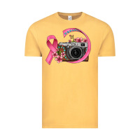 Vintage Mustard floral cancer ribbon vintage camera Vintage Tee - FaDigitalArtStudio