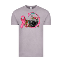 Vintage Zinc floral cancer ribbon vintage camera Vintage Tee - FaDigitalArtStudio