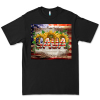 Black patriotic yaya tumbler Premium Tee - BarkalooDesign