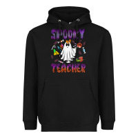 Black spooky teacher Heavyweight Hoodie - NancyCooperArtShop