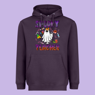 Spooky Teacher Heavyweight Hoodie Designed By Nancycooperartshop