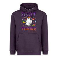 Plum spooky teacher Heavyweight Hoodie - NancyCooperArtShop