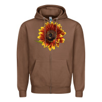 Chestnut ring o fine sunflower Zipper Hoodie - LillyAllenDesigns