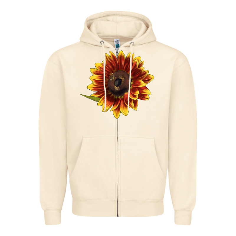 Ring O Fine Sunflower Zipper Hoodie by LillyAllenDesigns | Teevron
