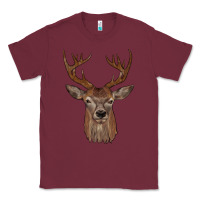 Burgundy deer Classic Tee - JahusDesignShop