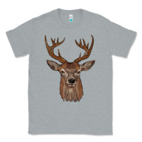 Heather Grey deer Classic Tee - JahusDesignShop