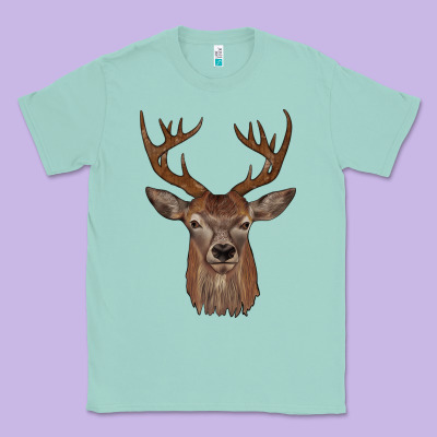 Deer Classic Tee Designed By Jahusdesignshop