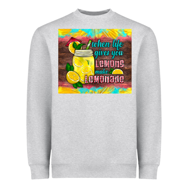 When Life Gives You Lemons Make Lemonade Heavyweight Sweatshirt by HRA Design Shop | Teevron