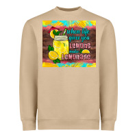 Mushroom when life gives you lemons make lemonade Heavyweight Sweatshirt - HRA Design Shop