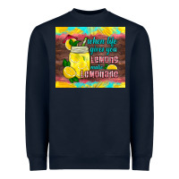 Navy when life gives you lemons make lemonade Heavyweight Sweatshirt - HRA Design Shop