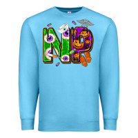 Ocean Blue halloween np nurse practitioner Premium Sweatshirt - NancyCooperArtShop
