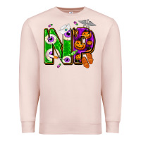 Pale Pink halloween np nurse practitioner Premium Sweatshirt - NancyCooperArtShop