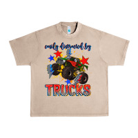 French Oak easily distracted by trucks Urban Heavy Tee - AdoDesignShop