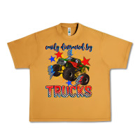 Peanut Butter easily distracted by trucks Urban Heavy Tee - AdoDesignShop