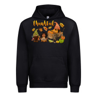 Black Thankful afro gnome Urban Hoodie - NancyCooperArtShop