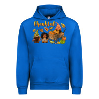 Cobalt Thankful afro gnome Urban Hoodie - NancyCooperArtShop