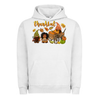 Pigment Lunar Rock Thankful afro gnome Urban Hoodie - NancyCooperArtShop