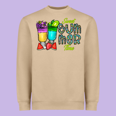 Sweet Summer Time3 Heavyweight Sweatshirt Designed By Cowhidedigitalart