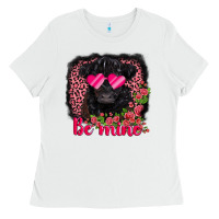 White be mine belted galloway Ladies Tee - AdoDesignShop