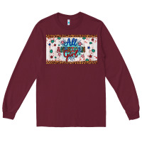 Burgundy all american girl Long Sleeve Tee - Artiststas