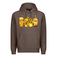 Coffee childhood cancer coffee Premium Hoodie - Jasminsmagicworld
