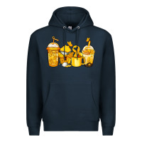 Navy childhood cancer coffee Premium Hoodie - Jasminsmagicworld