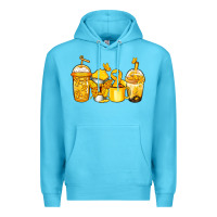 Ocean Blue childhood cancer coffee Premium Hoodie - Jasminsmagicworld