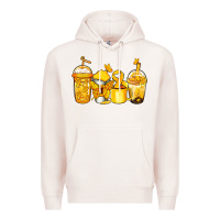 Pale Pink childhood cancer coffee Premium Hoodie - Jasminsmagicworld