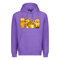 Purple childhood cancer coffee Premium Hoodie - Jasminsmagicworld