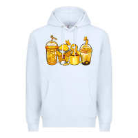 White childhood cancer coffee Premium Hoodie - Jasminsmagicworld