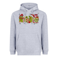 Heather Grey canned pickles christmas light Heavyweight Hoodie - MaliasSmallBusiness